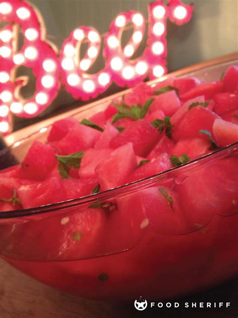 A Big Delicious Bowl Of Tequila Soaked Watermelon Tequila Soaked