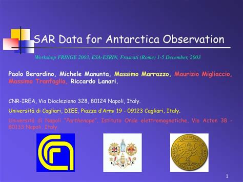 Ppt Sar Data For Antarctica Observation Powerpoint Presentation Free