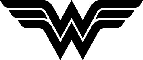 Filewonder Woman Blacksvg Logopedia Fandom Powered By Wikia