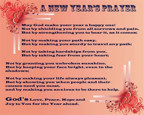 There is a huge collection of new year prayers available on the internet. HAPPY NEW YEAR'S PRAYER | New years prayer, Prayers, God ...