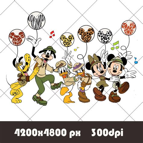 Disney Safari Mode Mickey Mouse And Friends Animal Kingdom Bal Inspire