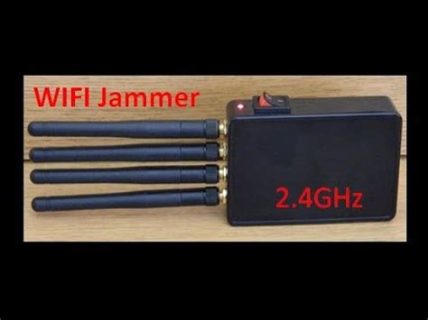 Here is the $5 diy wifi jammer to try for yourself. WiFi Jammer - YouTube