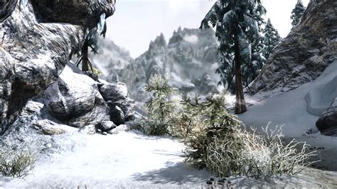 Bright Day Near Uttering Hills Cave At Skyrim Special Edition Nexus