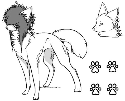 Check below for some step by step drawing guides as well as other anime related tips and advice! Scene Wolf - Lineart - Detailed by xXFoxxy-SilverFangXx on DeviantArt