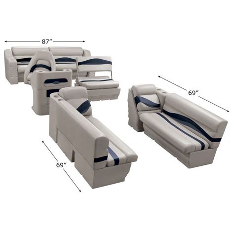Wise Ws14013 Premier Pontoon Traditional Seat Group Iboats