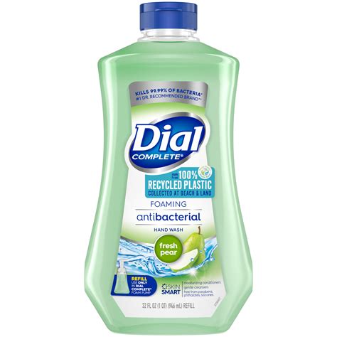 Dial Complete Antibacterial Foaming Hand Soap Refill Fresh Pear 32 Fl