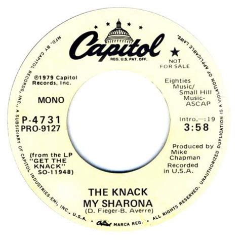 The Knack My Sharona 1979 Vinyl Discogs