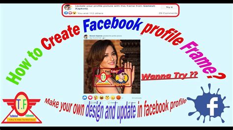Add a customized look to facebook profiles in only a few steps. How to Create Facebook Profile Frame and make photo ...