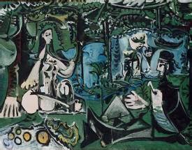 Le déjeuner sur l herbe de Picasso d après Manet HDA