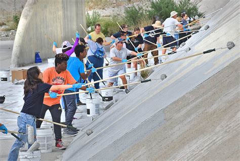 Dozens Volunteer In Citys First Graffiti Cleanup Event
