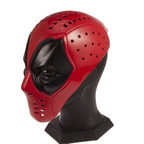 Marvel Movie 11 Deadpool Helmet Cosplay Prop Face Shell Abs Plastic