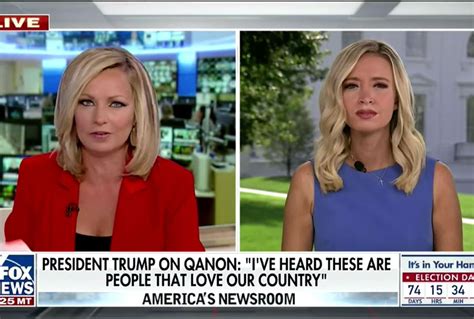 Kayleigh Mcenany Defends Trumps Praise Of Qanon On Fox News Good Hardworking People