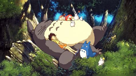 Masaüstü Anime Komşum totoro Studio Ghibli orman Ekran görüntüsü Bilgisayarın duvar