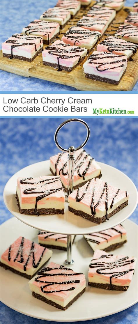 5 low carb thanksgiving dessert recipes. Keto Cherry Ripe Slice Recipe - Layers of Sugar Free ...