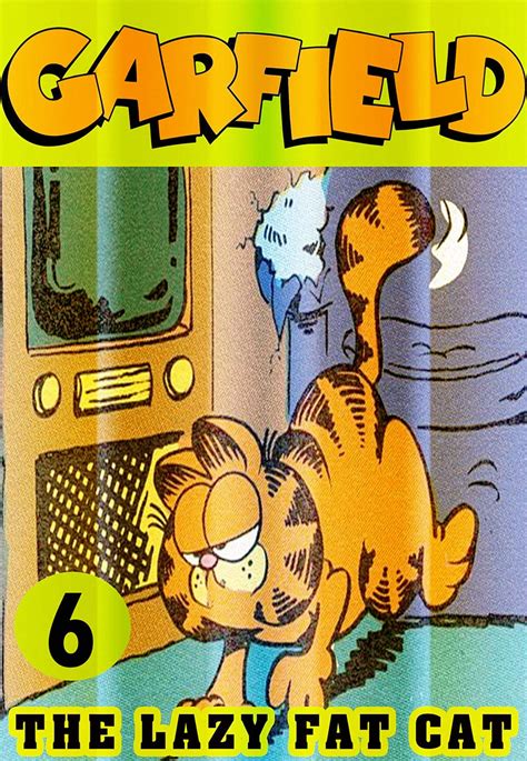 Lazy Fat Cat Garfield Collection 6 Funny Cat Lazy Comic Strips