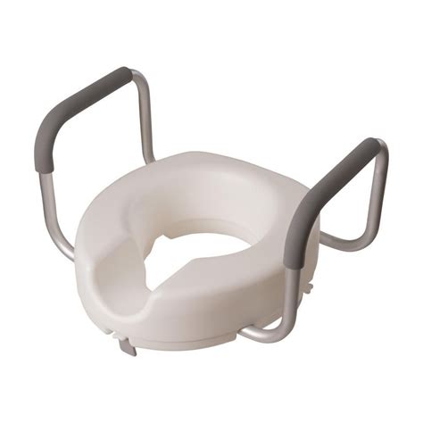 Dmi Raised Toilet Seat For Standard Toilets With Arms Handicap Toilet Seat Riser With Handles