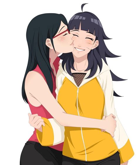 Sarada And Himawari By Fleostore On Deviantart In 2020 Anime Store