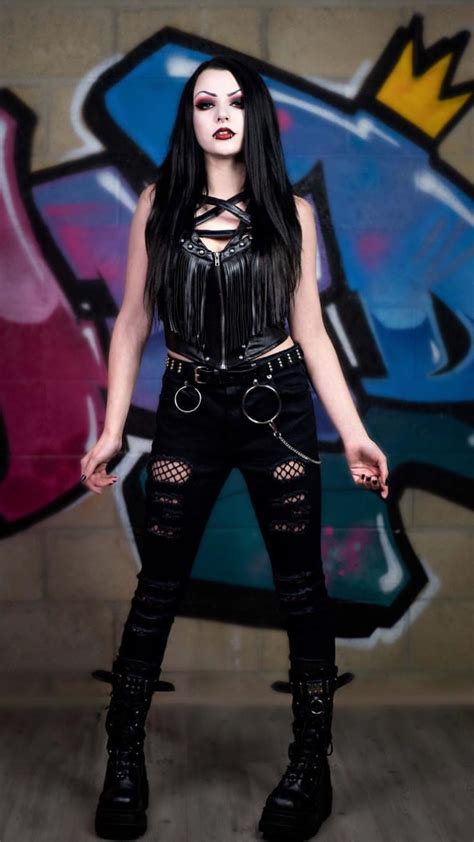 Pin By Smokey Bear On Goth Punk Alt Girls Black Metal Girl Gothic