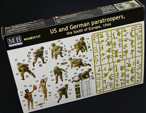 Master Box Us German Paratroopers South Europe Wwii Scale