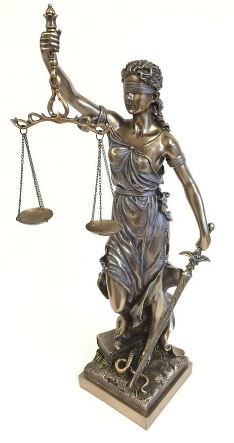 Desktop Office Lady Scales Of Justice Lawyer Statue