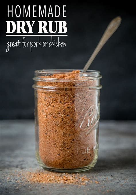Ultimate Homemade Dry Rub For Pork And Chicken Recipe Homemade Dry