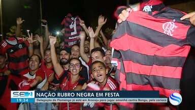 SE TV 2ª Edição Flamengo desembarca em Aracaju para jogo no Batistão