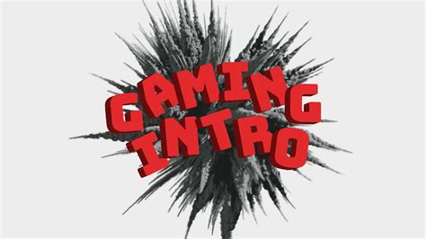 Gaming Intro Video Template Editable Youtube