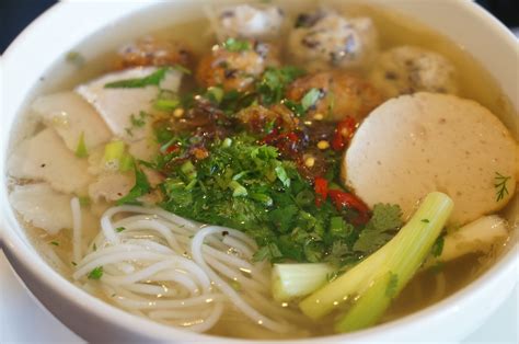 Gourmet By Kat Bun Moc Vermicelli Noodle Soup With Mushroom Meatballs