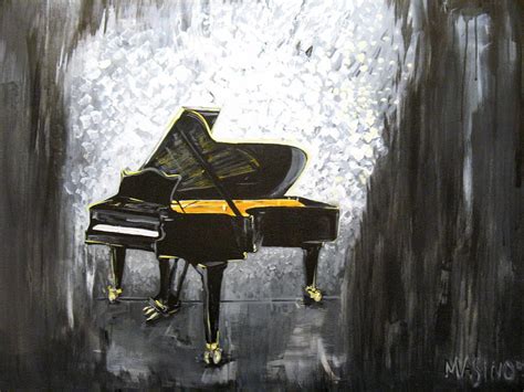 Piano Painting Painting By Marcia Masino