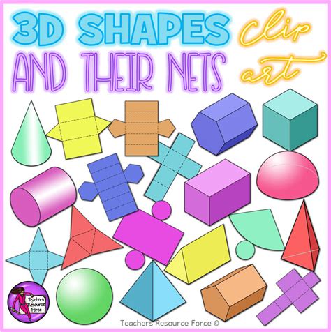 3d Shapes Clip Art