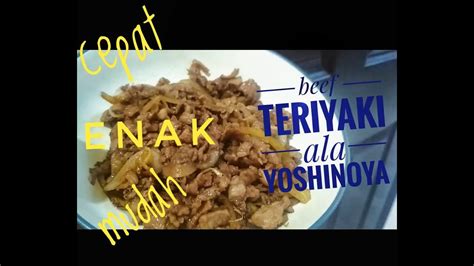 Teriyaki biasanya dipadukan dengan daging ayam maupun seafood. Daging Teriyaki Yoshinoya : 206 resep daging yoshinoya ...