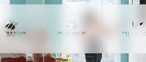 Custom Frosted Window Decals