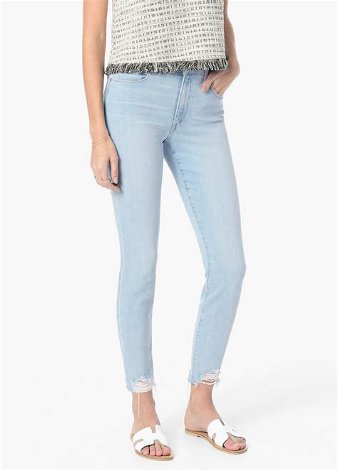 Joes Jeans Womens The Charlie Crop Jeans Women Jeans Ripped Hem