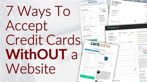 But you need to understand if you couldn't pay the payment by the due date to your you can pay your credit card bill online and you will not be charged with a fee for the payment you made. 7 Ways To Accept Credit Card Payments WithOUT a Website Do You Need a Website To Accept Credit ...