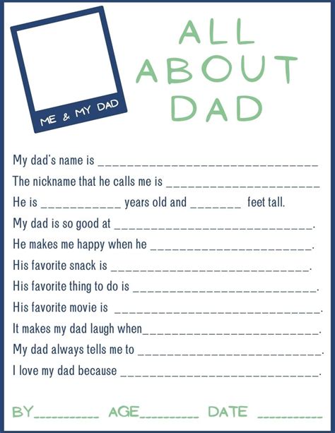 Kindergarten Fathers Day Questionnaire Worksheets Twinkl Ph