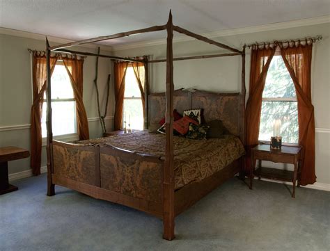 Never miss new arrivals that match exactly what you're looking for! Custom Made Figured Walnut Four Poster Bed by Terry ...