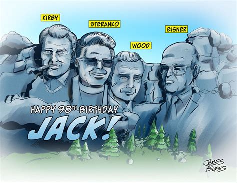 Jim Stewart Slayton Birthday Treats Jack Kirby Book Projects Portrait Gallery Marvel