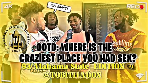 Qotdwhere Is The Craziest Place You Had Sex👀asu Edition🐝 Tobithadon Youtube