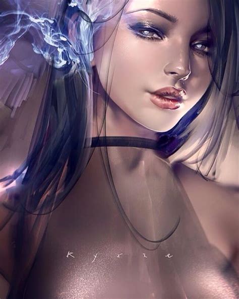 Woman Illustration Drawing Artist 2d Art Kyrie Female Images Face