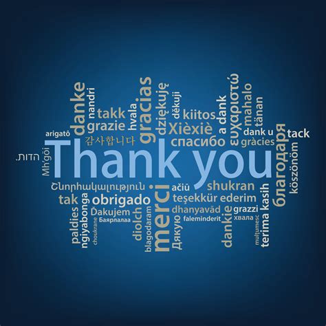 Thank You Tag Cloud In Many Languages Team Phenomenal Hope