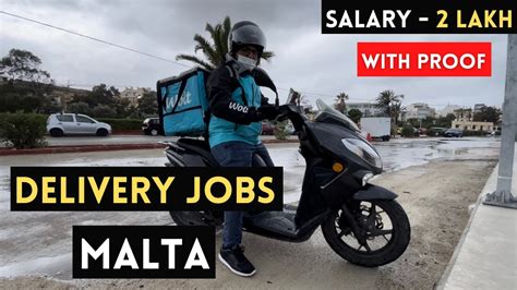 Delivery Jobs in Malta ! Live Delivery Job Experience! Salary - 2 Lakhs