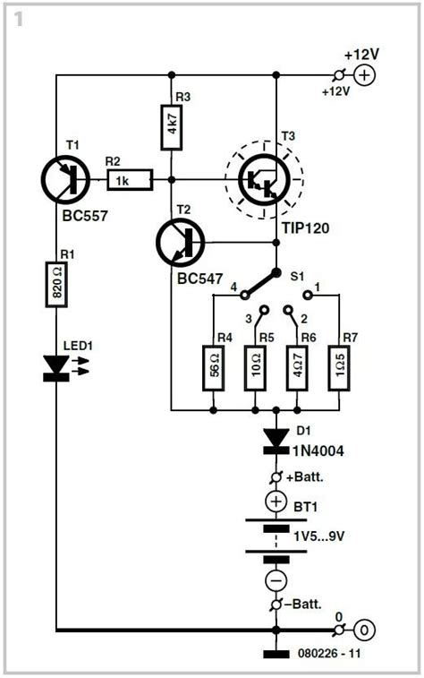 Electronic Gas Lighter Circuit Diagram