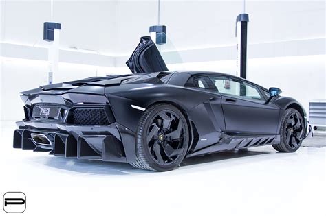 Future Is Now Ravishing Black Lamborghini Aventador Sitting On Carbon