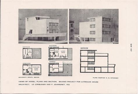 It is one of the research base lc his interest in industrialization and new forms of housing from a logical and economical home awaits … Citrohan House. Second Project 1922. | Maison, Architecte ...