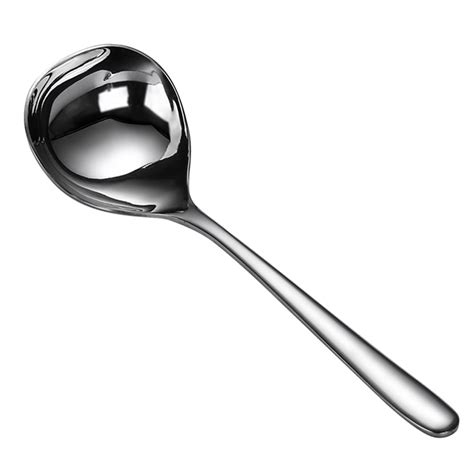 Compatible Withstainless Steel Heavy Duty Deep Soup Spoon Large Serving