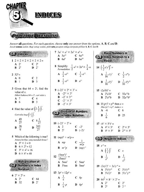 Latihan Matematik Tingkatan 2 Bab 1 Pola Dan Jujukan  Riset