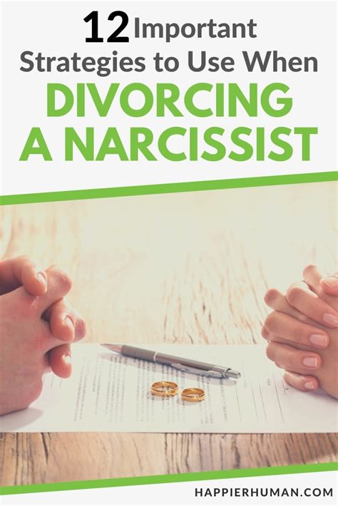 12 Important Strategies To Use When Divorcing A Narcissist