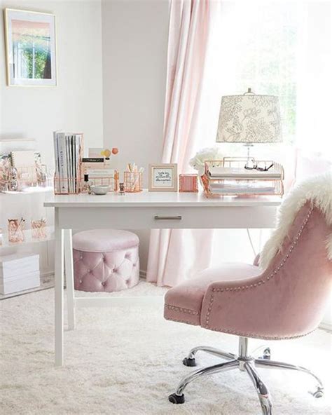 5 Stylish Tips For Working From Home Pink Room Decor Home Office