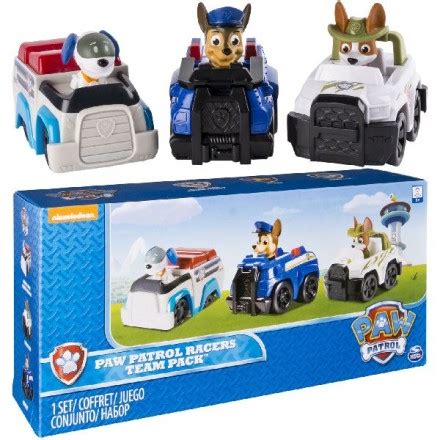 Action pack pup and badge this item is not a robot, it is very small, made of plastic. Paw Patrol Rescue Racers 3 pack Robo Dog, Chase & Tracker ...