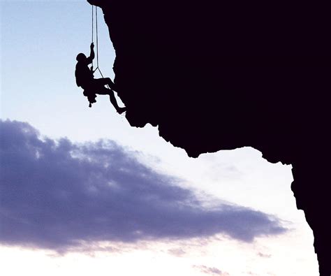 Silhouette Man Climbing Mountain Photograph By Stijn Dijkstra Eyeem